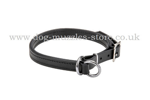 2 Ply Leather Dog Collar Choker
