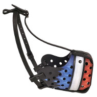 Designer Painted Dog Muzzle for K9 and Security 