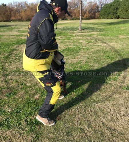 Water-repellent K9 Dog Training Suit with a Hood