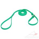 Green Dog Leash and Collar with Handle Water-Resistant Biothane