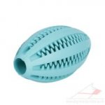 Safe Dog Chew Toy For Strong Chewers "DENTA FUN RUGBY BALL"