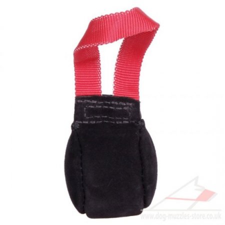 Durable Leather Dog Bite Tug Toy
