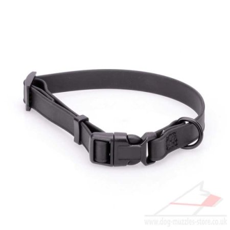Durable Waterproof Dog Collar with Quick Release 0.6"