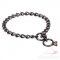 "Helper" Herm Sprenger Dog Collar of Stylish Black Steel