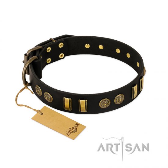 Artisan Black Elite Big Dog Collar