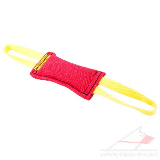 Small Dog Tug Toy with 2 Handles for Puppy Training