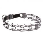 Great Pinch Collar for Dogs 4 mm Black Steel Wire