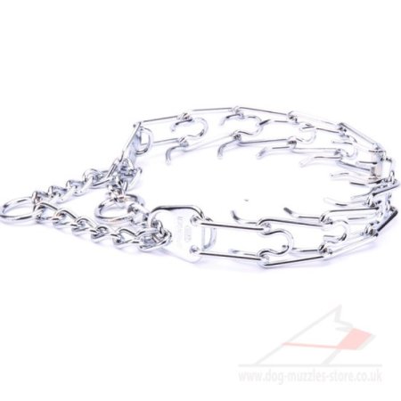 X-Large Herm Sprenger Prong Collar 4mm Chrome-Plated