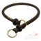 Choke Dog Collar | Rolled Leather Dog Collar