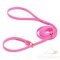 Hot Pink Dog Leash and Collar Set 6 Foot Waterproof Biothane