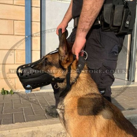 K9 Dog Muzzle for Police Dogs, Perfect for GSD!!!