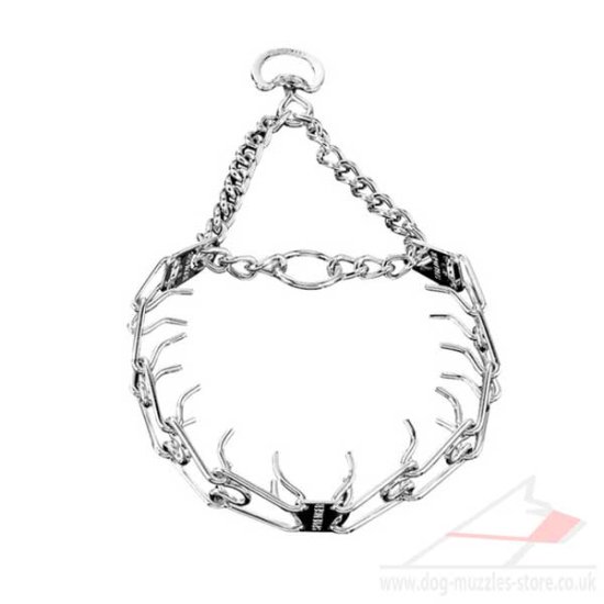 Sprenger Chrome Plated Prong Collar 3.25 mm Wire Plus Swivel