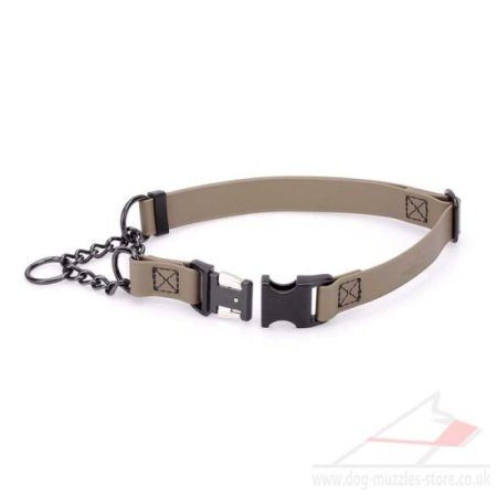 1" Biothane Martingale Collar with Buckle M L XL Adjustable Size