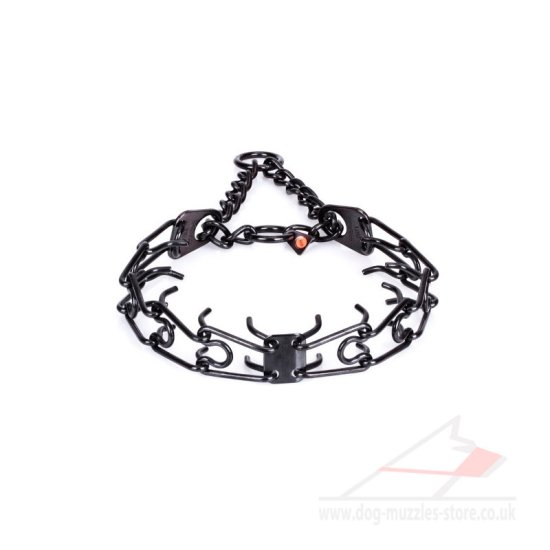 Black Sprenger Prong Collar for Big Dogs 4mm Inox 84.40