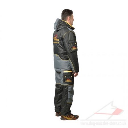 Pro IGP Dog Training Clothing "Protective Suit" in Black/Gray