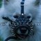 Loop Shaped Dog Leather Muzzle with Spikes for Samoyed