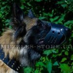 Long Snout Dog Muzzle with Open Nose for Free Breath