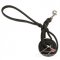 Leather Dog Leash with Stainless Steel Carabiner