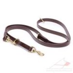 Brown Biothane Dog Lead with 2 Clips for Multifunctional Use