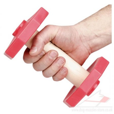 Light Dog Obedience Dumbbell for Joyful Dog Training and Games
