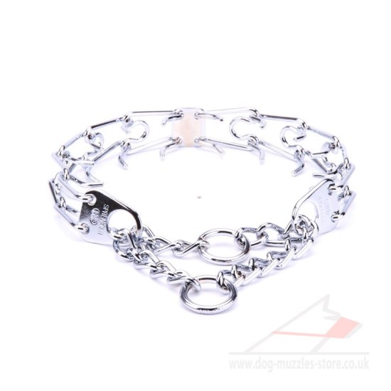 X-Large Herm Sprenger Prong Collar 4mm Chrome-Plated