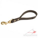 Dog Handle Leather Pull Tab | Short Dog Lead