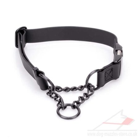 1" Biothane Martingale Collar with Buckle M L XL Adjustable Size