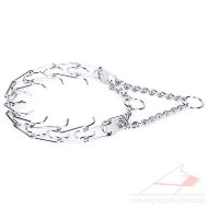 HS Metal Prong Dog Training Collar Chrome-Plated Steel Wire 3 mm