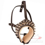 Leather Dog Muzzle of Special Design | Soft Dog Muzzle