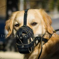 LIGHT, SOFT AND SUPER VENTILATED DOG MUZZLE FOR GOLDEN RETRIEVER