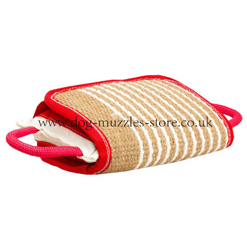 jute pad for dog training biting