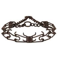 Black Stainless Steel Prong Collar for Dog Training, 3.2 mm Wire