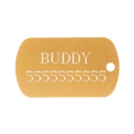 Stylish and Helpful Metal Plate Dog Tag