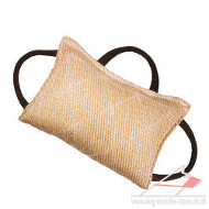 Dog Bite Pad Jute with 3 Handles | Dog Training Bite Pillow