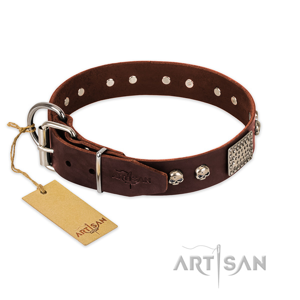 Leather Dog Collar buy uk
