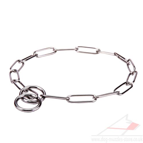 steel dog collar chain