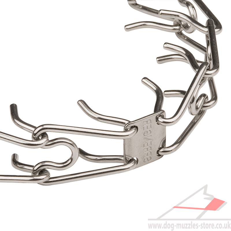 Stainless steel herm sprenger prong collar clearance