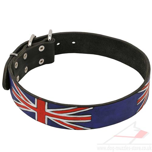 Union Jack Dog Collar