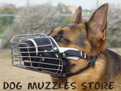 Dog Basket Muzzle for Long Nosed Dogs