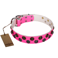 Great Luxury Dog Collar with Stylish Decorations Artisan Great Luxury Dog Collar with Stylish Decorations Artisan