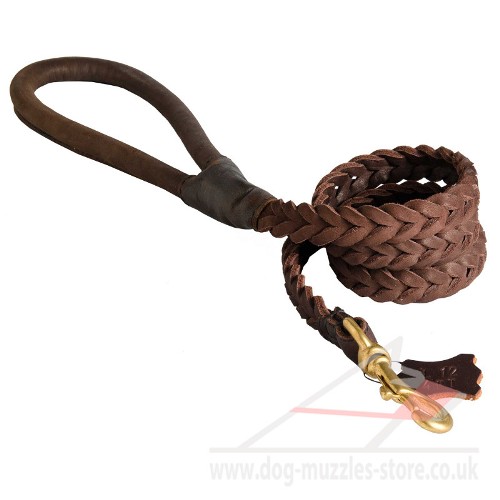buy hand braided dog leash online UK