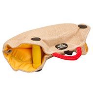 Jute Bite Wedge with Handles for Puppies and Young Dogs Biting