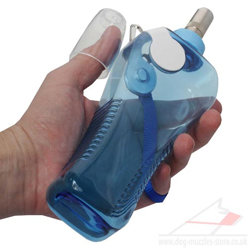 Travel Dog Drinking Bottle with Roller-Lock, Non-Spill! - Click Image to Close