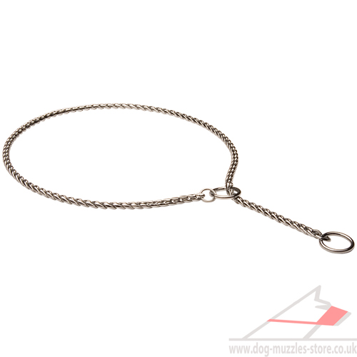 Dog Show Chain Collar Choke 5 mm wide - Click Image to Close