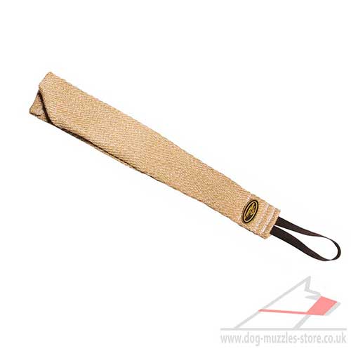 Dog Training Bite Rag for Prey Drive | Jute Bite Tug for Dogs - Click Image to Close