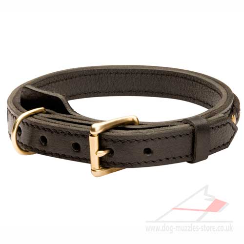 Best Dog Collar Braided and Made of Double Folded Leather - Click Image to Close