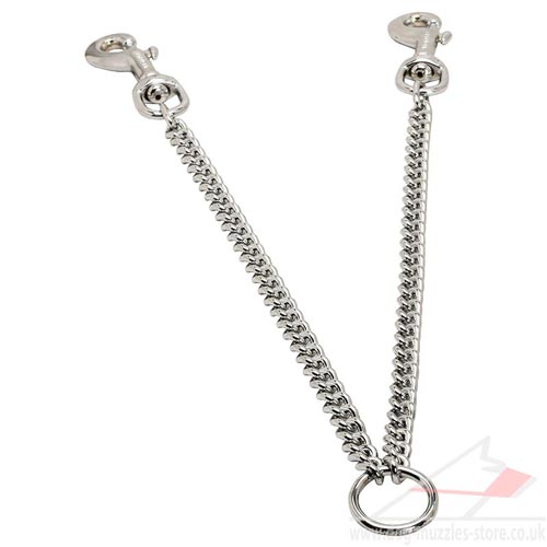 Dog Lead Coupler | Herm Sprenger Dog Chain for 2 Dogs Walking