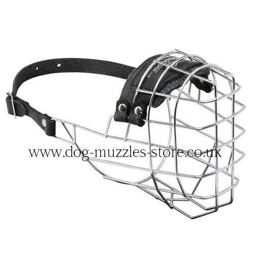 Metal Muzzle for German Shepherd Muzzle Shape UK Bestseller