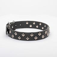 NEW Designer Dog Collars "Pyramids" Studded Style, Handmade