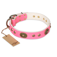 New Pink Dog Collar with Studs FDT Artisan "Sensational Beauty" New Pink Dog Collar with Studs FDT Artisan "Sensational Beauty"